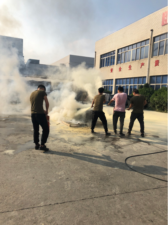 Wenzhou Ruizhi Packaging Machinery Co., LTD. Fire drill in 2020